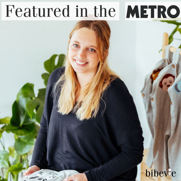 Sustainable baby clothes - inspired by featuring in the Metro!